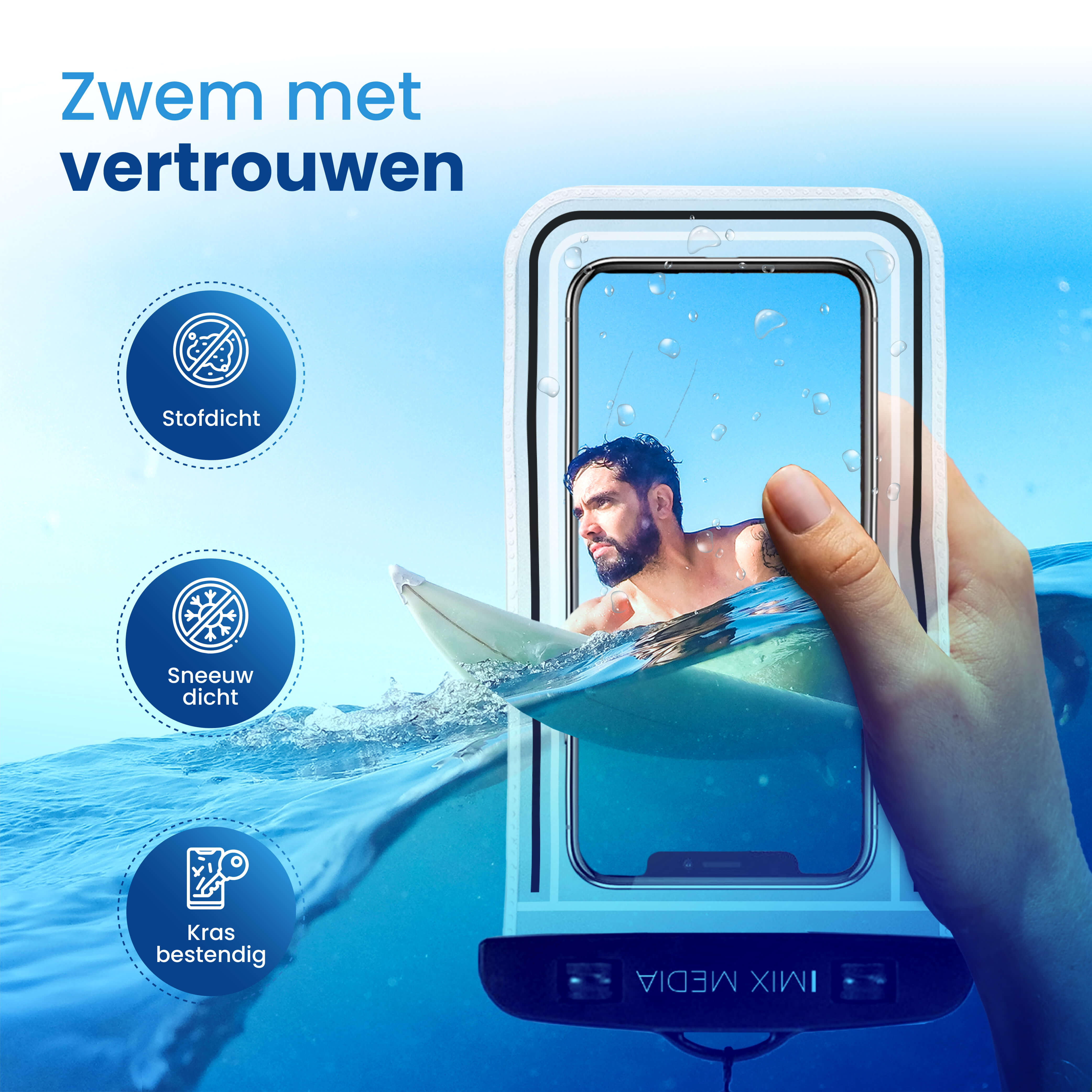 Waterdicht telefoonhoesje