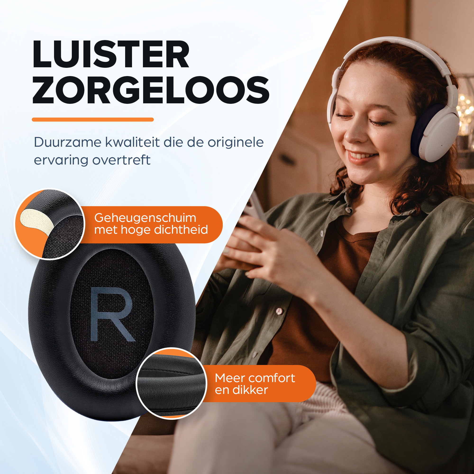 Oorkussens geschikt voor Bose QC 45 / QC SE