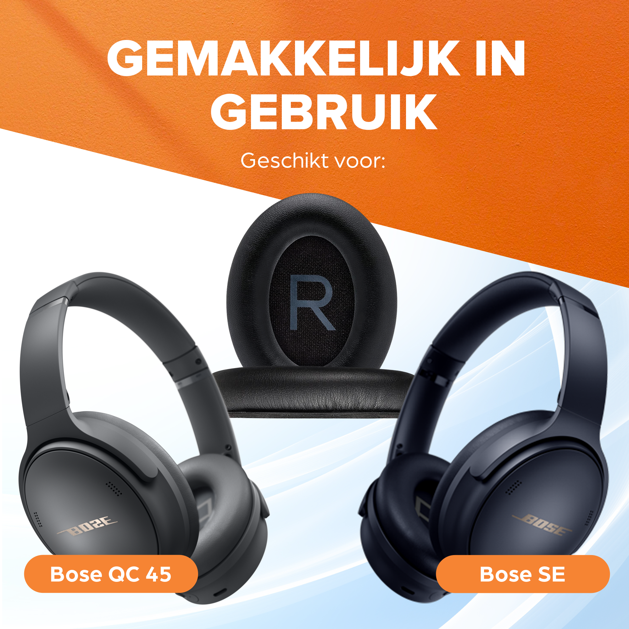 Oorkussens geschikt voor Bose QC 45 / QC SE