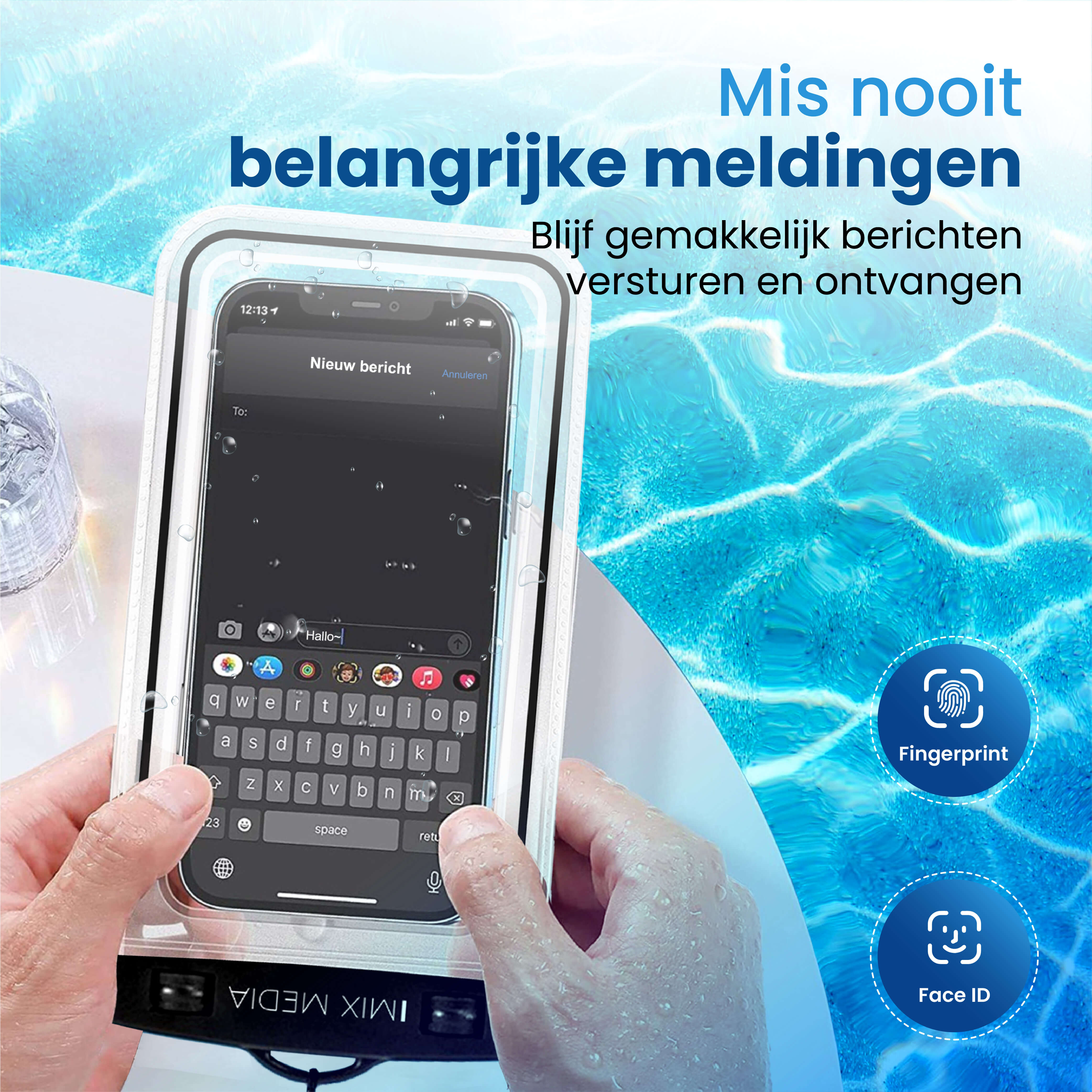 Waterdicht telefoonhoesje