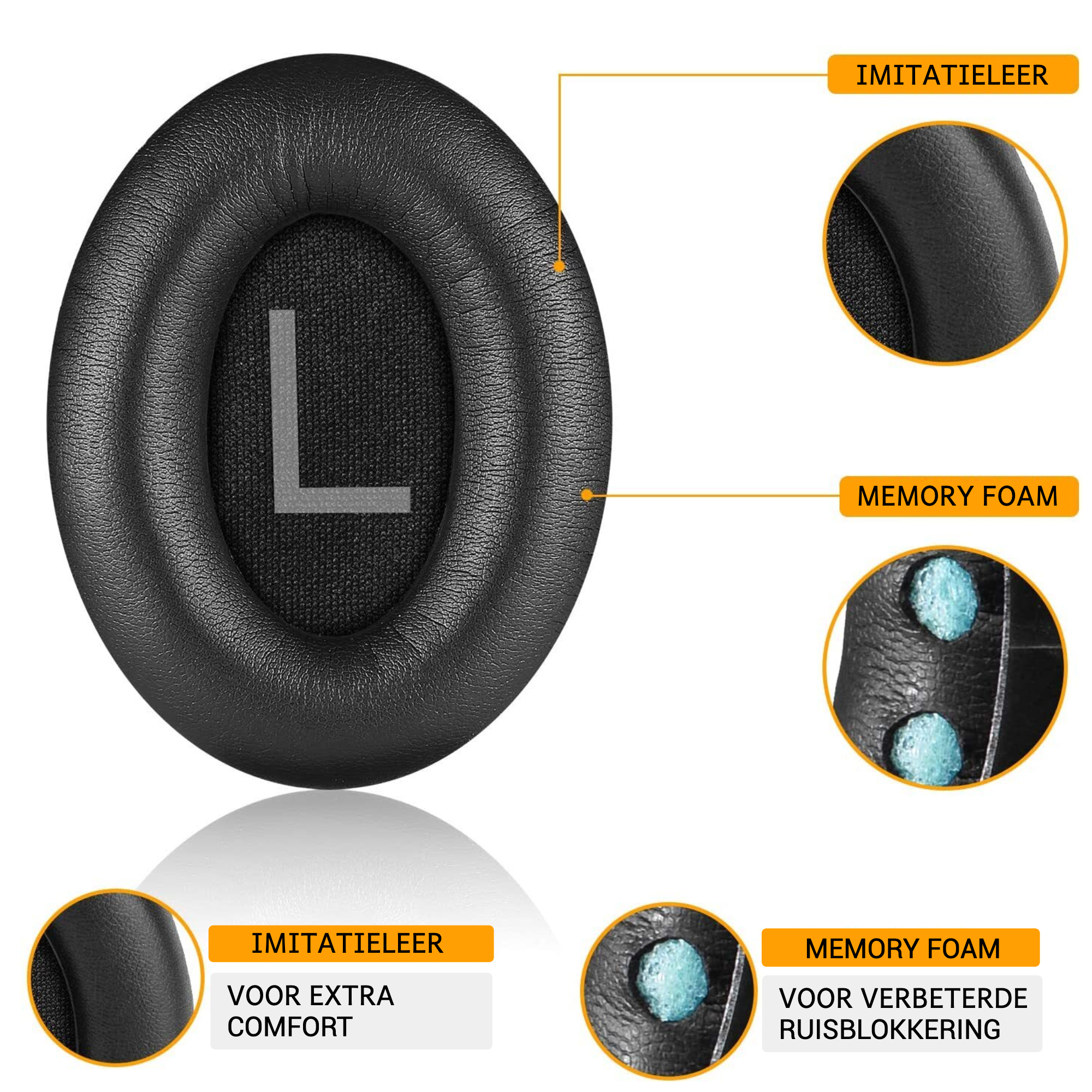 Koptelefoon oorkussens voor Bose 700 / NC 700