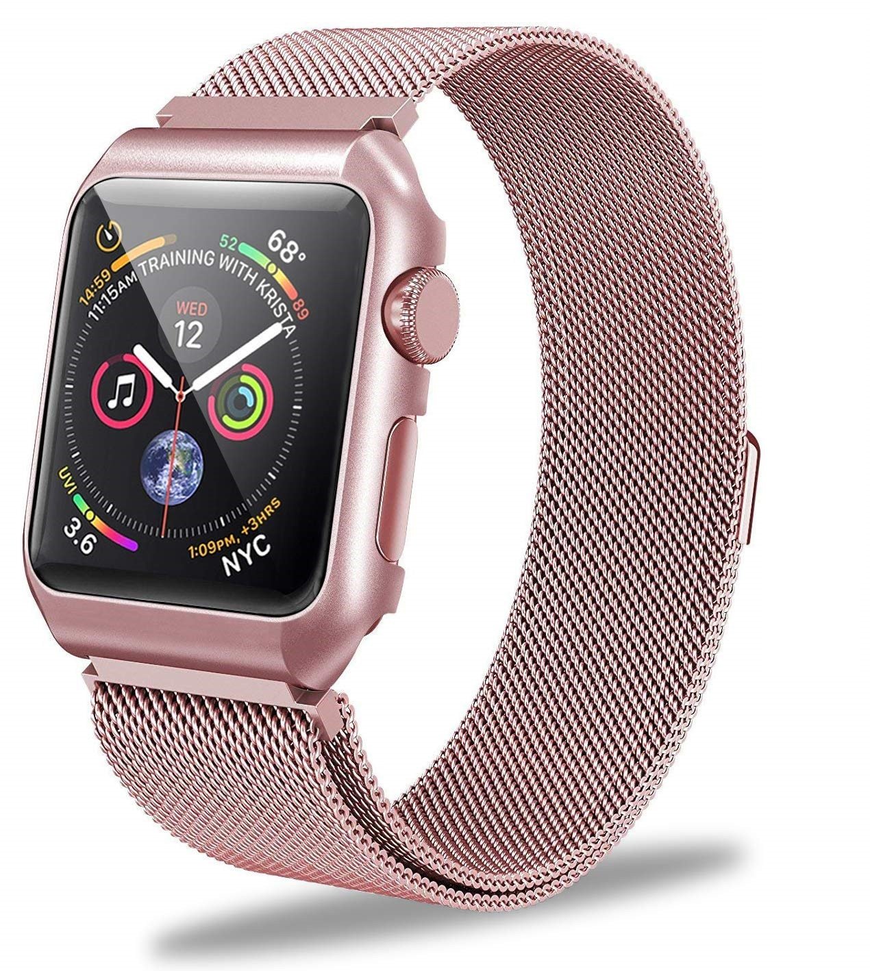 Milanees bandje voor Apple watch Series 1, 2, 3, 4, 5, 6, 7, SE, 38/40/41mm en 42/44/45mm