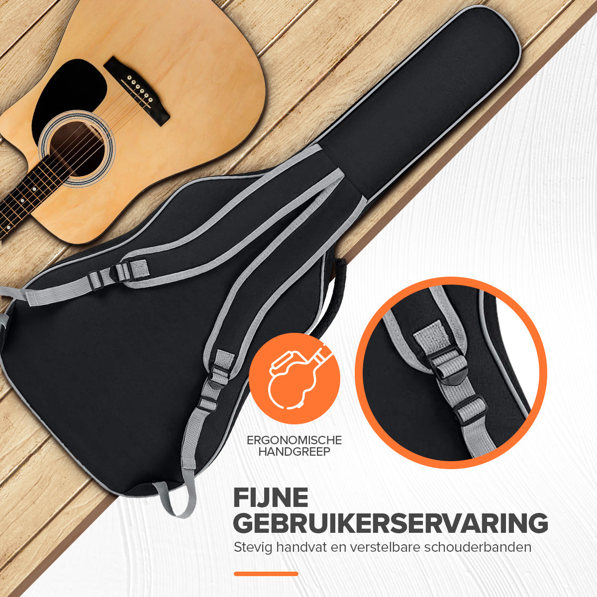 Gitaartas voor elektrische, klassieke of akoestische gitaar