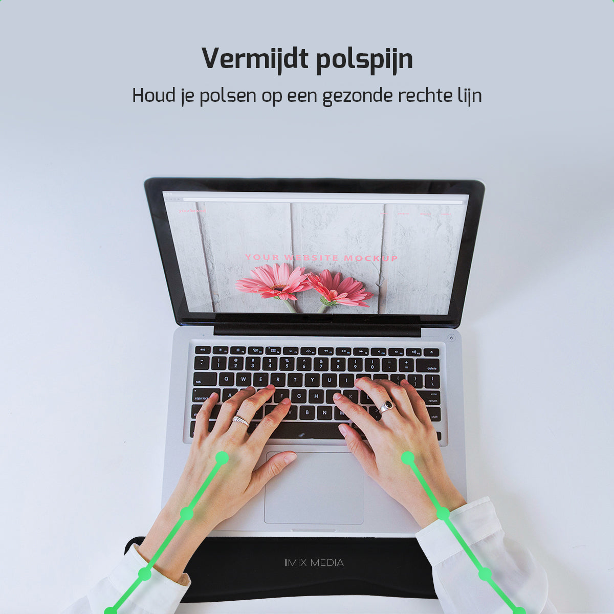 Polssteun toetsenbord + muis