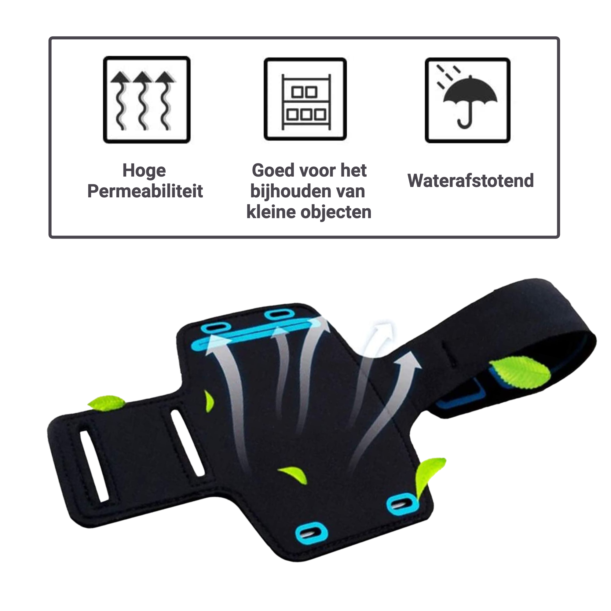 Telefoonhouder voor joggers en hardlopers