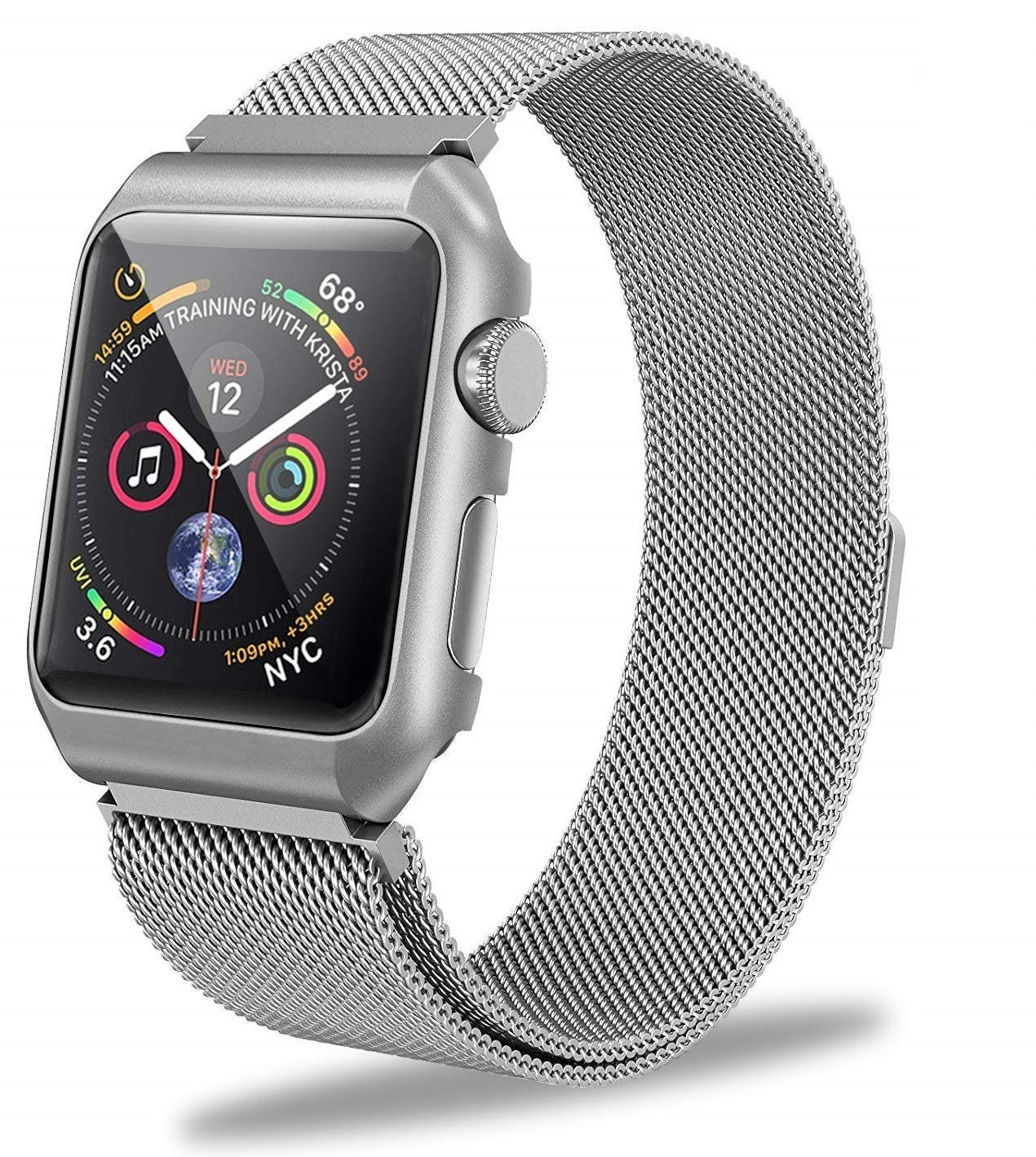 Milanees bandje voor Apple watch Series 1, 2, 3, 4, 5, 6, 7, SE, 38/40/41mm en 42/44/45mm