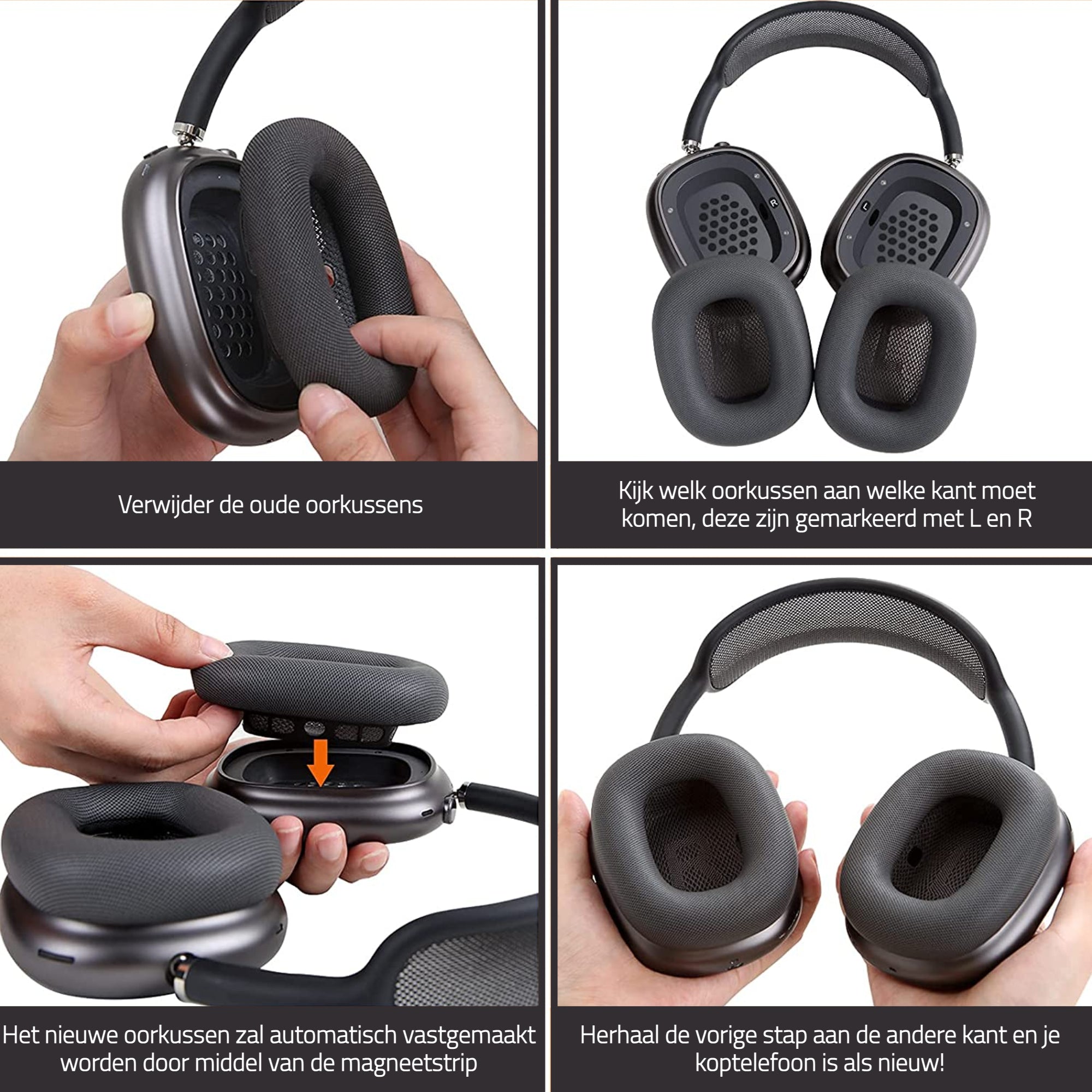 Oorkussens voor Apple Airpods Max