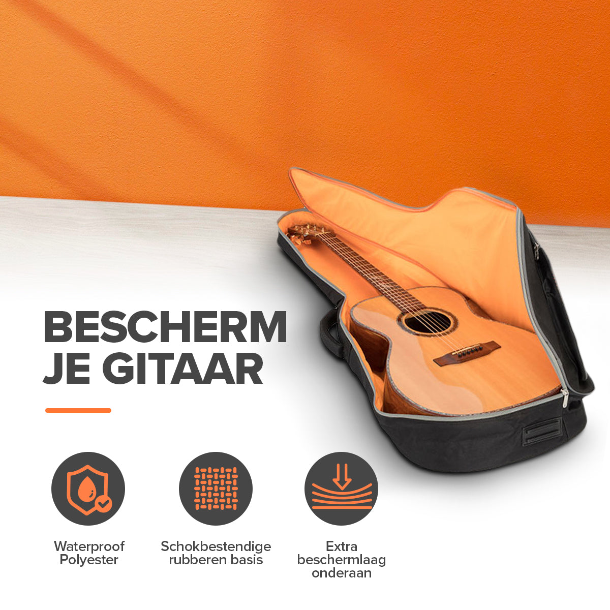 Gitaartas voor elektrische, klassieke of akoestische gitaar